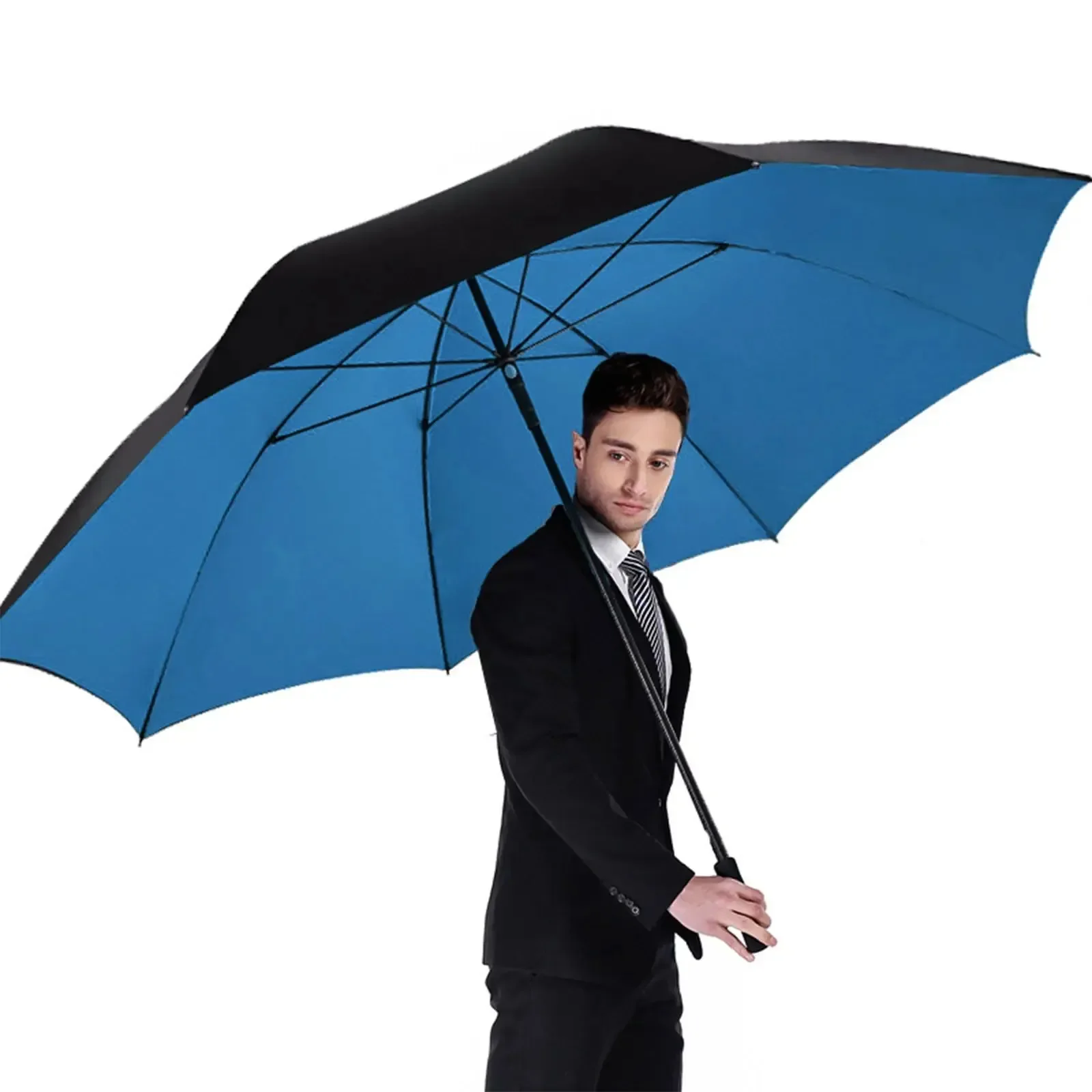 مظلة جولف كبيرة بطول 185 سم لل - مراجعة Golf Umbrella Large وسعره