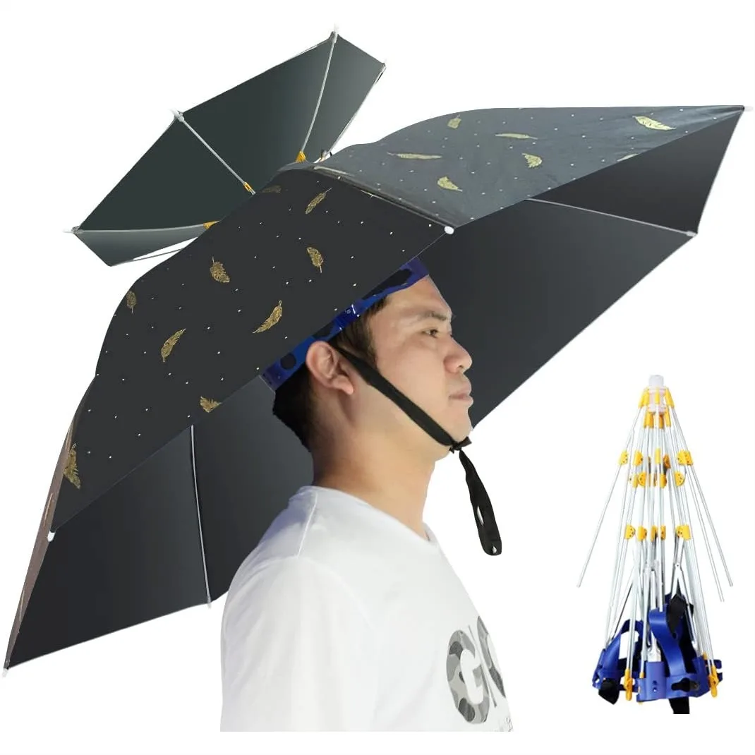 قبعة مظلة قابلة للطي وقابلة لل - مراجعة Golf Umbrella Large وسعره