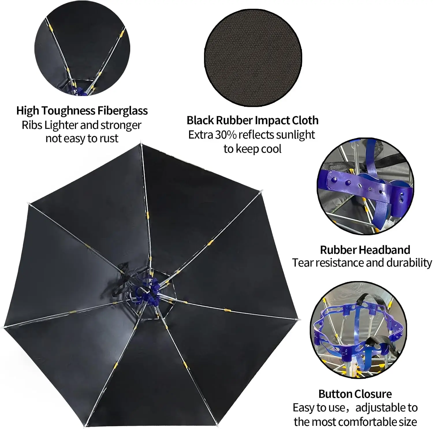 قبعة مظلة قابلة للطي وقابلة لل - مراجعة Golf Umbrella Large وسعره