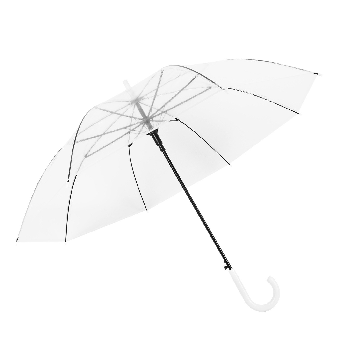 زوج واحد من مظلات المطر الشفاف - مراجعة Golf Umbrella Large وسعره